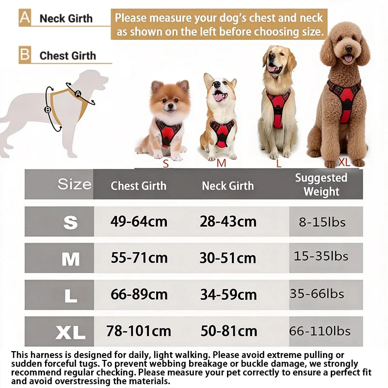 PrimeLuc® Better Harness™ — No-Pull Comfort Dog Harness