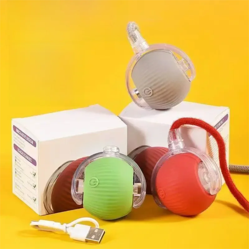 ZoomBall™ Smart Interactive Dog Toy – Auto Rolling Fun for Puppies & Dogs