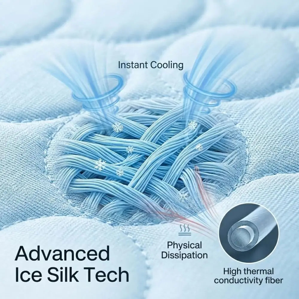 Ice Silk Cooling Mat for Dogs & Cats – Soft Breathable Summer Pet Bed