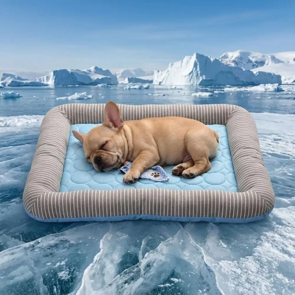 Ice Silk Cooling Mat for Dogs & Cats – Soft Breathable Summer Pet Bed