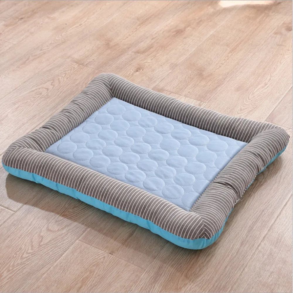 Ice Silk Cooling Mat for Dogs & Cats – Soft Breathable Summer Pet Bed
