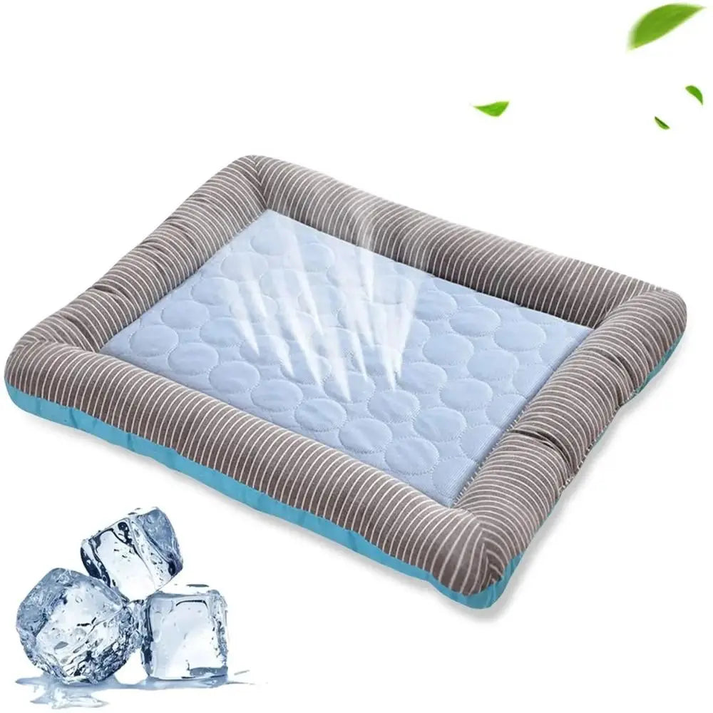 Ice Silk Cooling Mat for Dogs & Cats – Soft Breathable Summer Pet Bed